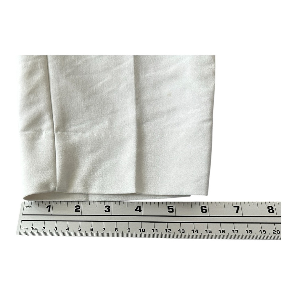 Zara White Tailored Ankle Trousers – Size L Workwear Minimal Chic - Picture 7 of 9